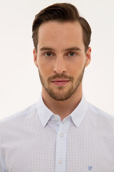 Pierre Cardin Λευκό Slim Fit πουκάμισο