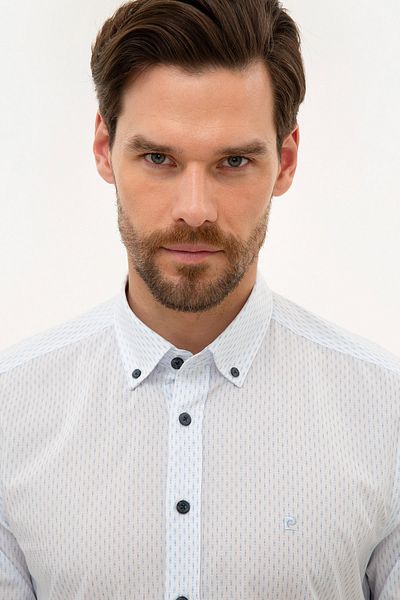 Pierre Cardin Ανοιχτό μπλε πουκάμισο Slim Fit