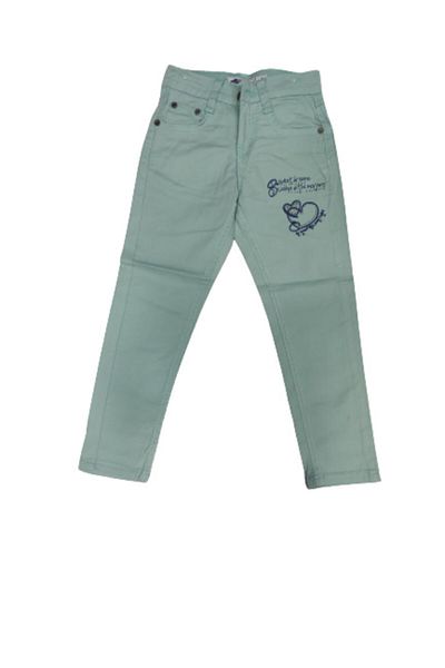 Je RİNDO BEBE Girl's Green Trousers