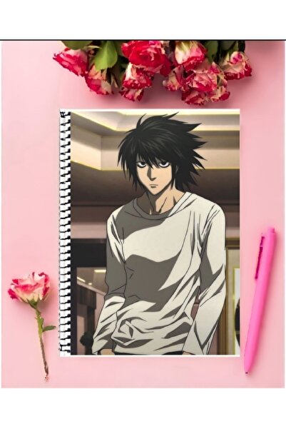 Genel Markalar Lıght Yagami Death Note Anime Defter 1 Adet Özel Tasarım A5 Bo...