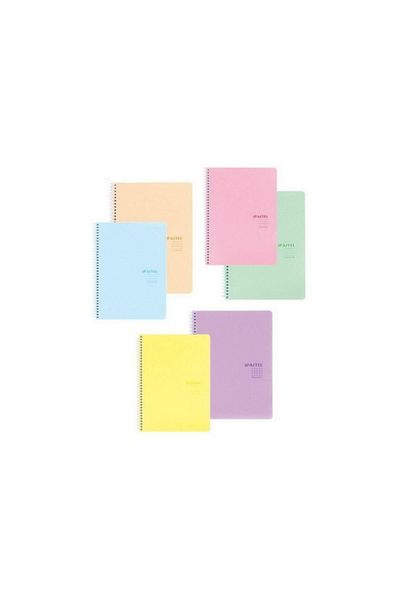 KESKİN COLOR باستيل نوت 16.5x22.5 سم 80 ورقة متقلب غطاء PP دوامة دفتر