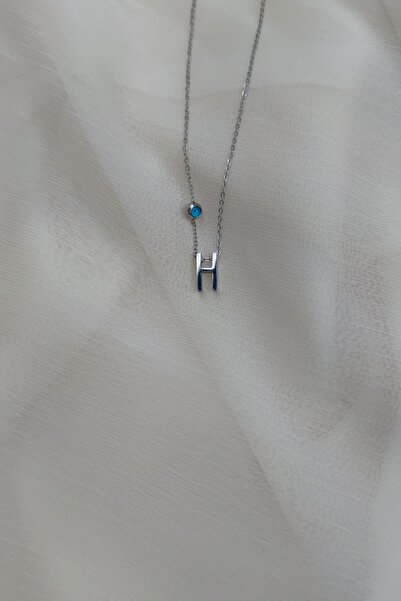 BUNNY قلادة بحروف فولاذية - H