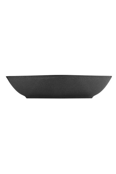 Kütahya Porselen Galaxy 2-Piece 25 cm Anthracite Pit Plate Mat