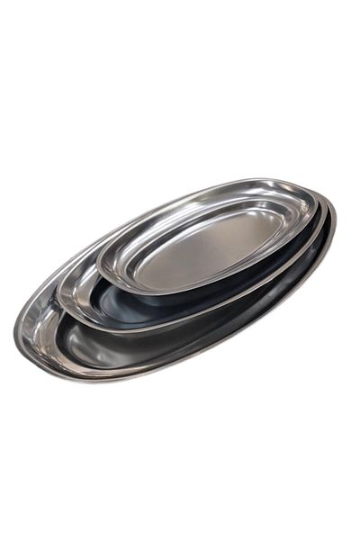 Matar Endüstriyel Mutfak Ekipmanları Boat Salad Appetizer Plate 3 pcs