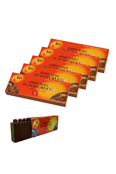 Kav Kibrit Başlı Tutuşturucu (10 Adet X 5) ''5 Paket'' ^^mangal/şömine/soba ^^