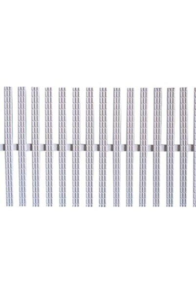 Gemaş Havuz Savak Kanal Izgarası Plastik 25 Cm Tek Geçme (1 Metre)