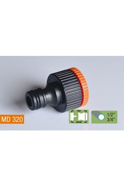 Ekodoğa 1/2” - 3/4” Otomatik Musluk Bağlantısı (dişi) 2 Adet Musluk Bağlantı ...