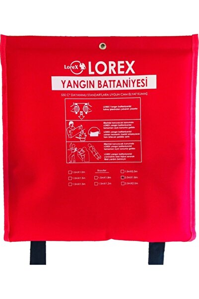LOREX Lr-fb2016c Çantalı 2 Metre X 1,6 Metre Yangın Battaniyesi