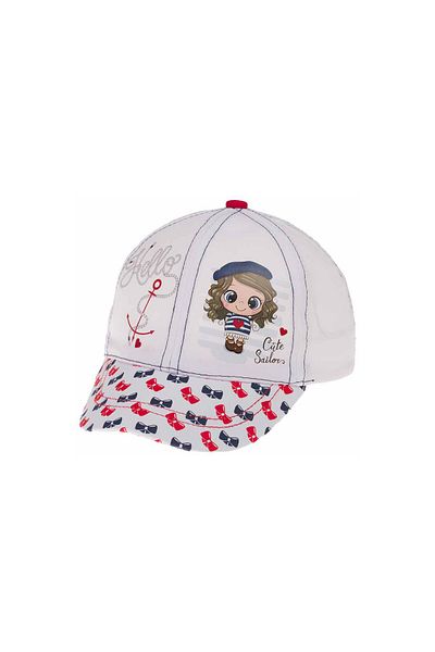 MİNİKO KİDS Kitti 1100-03 Pălărie de vară pentru fete 1-4 ani