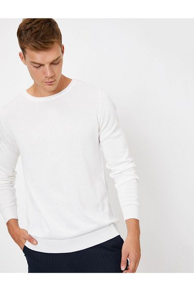 Koton Men's Crew Neck Sweater