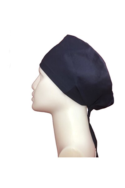 Okanmed Lacivert Doktor Hemşire Aşçı Cerrahi Bone Hastane Bone Iş Bandanası M268