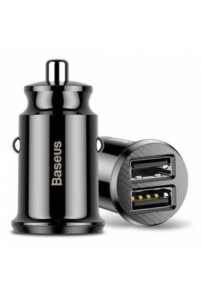 Baseus Mini Dual Usb 3.1a Max Çıkışlı Hızlı Araç Şarj Başlık Ccall-ml01