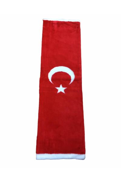DMR Türk Bayraklı Torpido Pandizot Üstü Peluş Halı