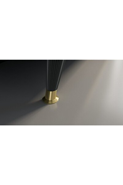 MOBİLYA GEZEGENİ Mercy Gold Tv Ünitesi 180 Cm Antrasit Çırağan