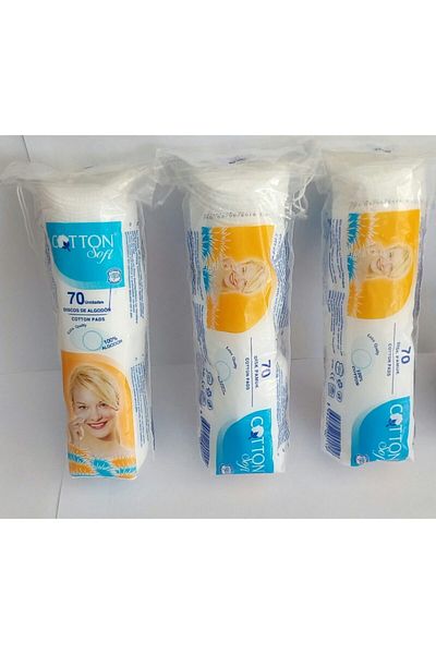 Cotton Soft Disk Cotton - Pack of 3