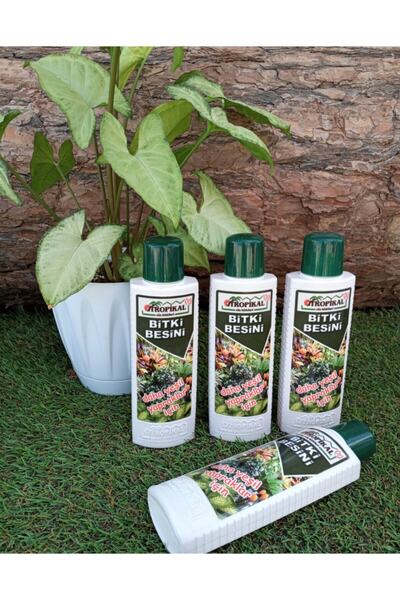 Ekodoğa Bitki Besini 4 Adet 225 Ml Yeşil Yapraklı Bitkiler Için Sıvı Gübre Bi...