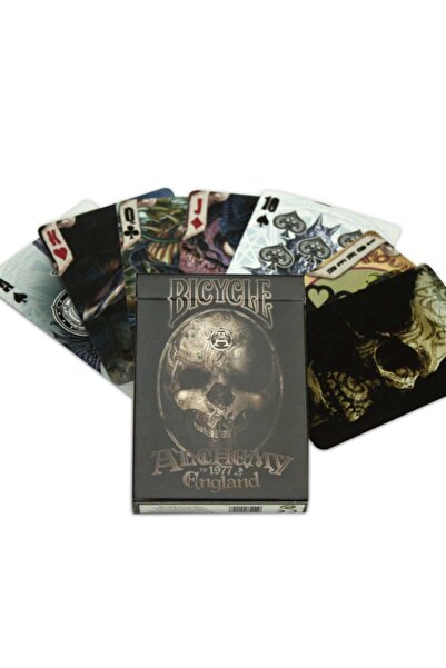 Bicycle Alchemy 1977 England Koleksiyonluk Iskambil Oyun Kartları