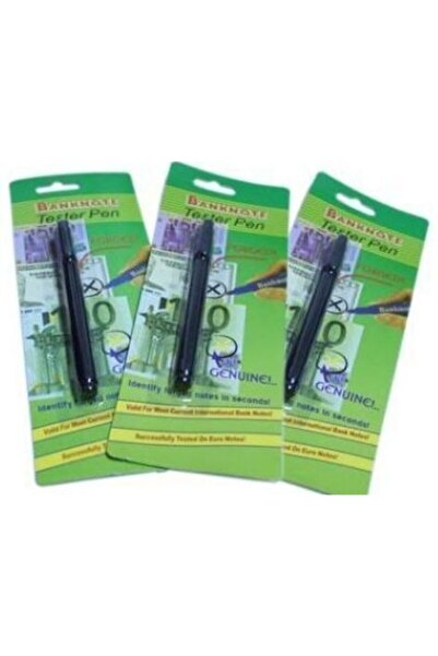 BANKNOTE Sahte Para Kontrol Kalemi  3 Adet