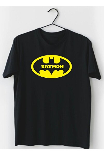 venüsdijital Tricou negru Batmom (Dacă doriți să combinați produsul, versiunile pentru tată și bebeluș sunt disponibile pe pagina noastră)