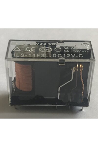 12volt 5amp Transparent Dual Contact Relay 8 Pin