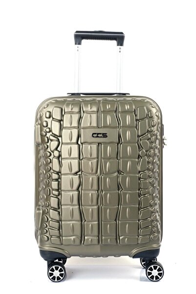 ÇÇS Yeşil Crocodıle Abs Büyük Boy Valiz 5201
