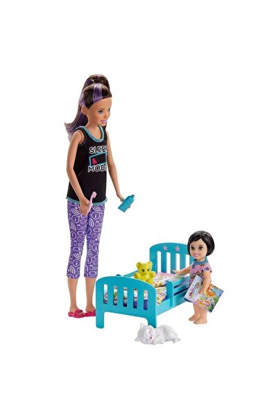 Barbie Bebek Bakıcılığı Oyun Seti - Ghv88