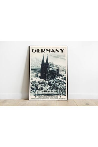 Pegziz Almanya Vintage Sanatsal Poster 50x70cm.