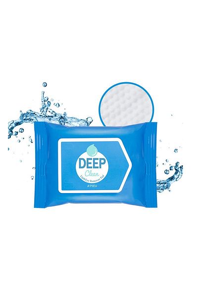 Missha Eye and Stall Cleaner Cotton (30 Pcs) Apieu Deep Clean Lip & Eye Remover Pad