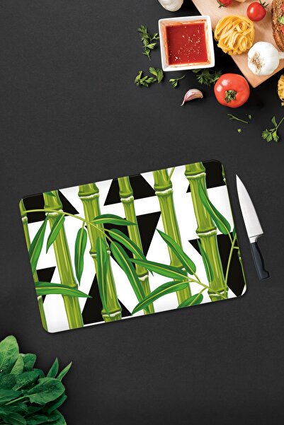 Decorita Bamboo Pattern | Glass Cutting Board - Glass Cutting Board | 30cm X 40cm