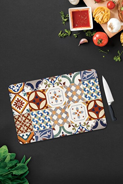 Decorita Tile Pattern | Glass Cutting Board - Glass Cutting Board | 30cm X 40cm