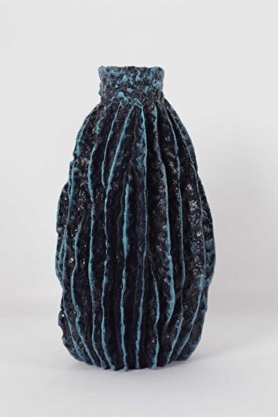 SETABIANCA Sthp-220 Lacivert Kapaklı Mercan Vazo