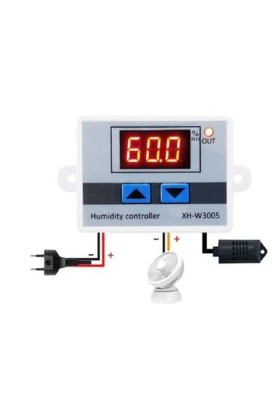 Arduino Xh-w3005 220v Dijital Nem Kontrol Kuluçka Termostat Kuluçka Sera