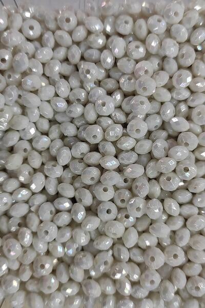 platin hediyelik 100 γραμμάρια 6 χιλιοστά Πλαστικές χάντρες από κρύσταλλο σε ...