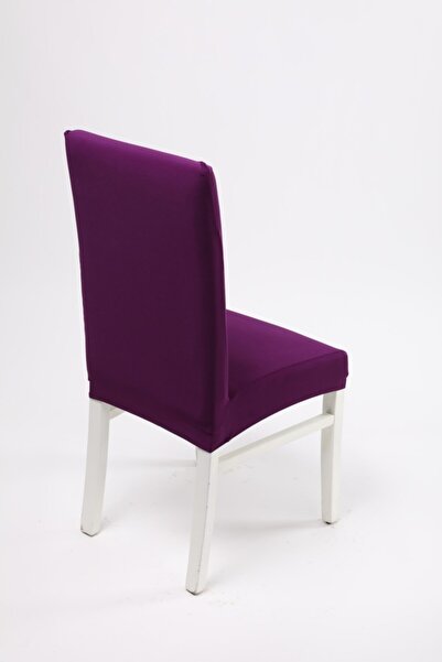 GUZGUN Mürdüm Sandalye Kılıfı En-boy Likralı