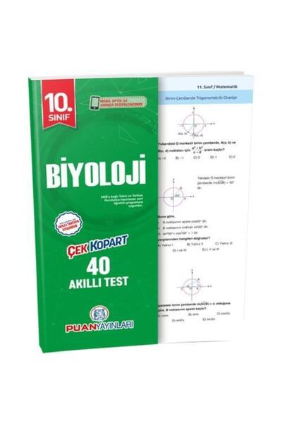 Puan Yayınları 10. Sınıf Biyoloji Akıllı Test Puan Yayınları