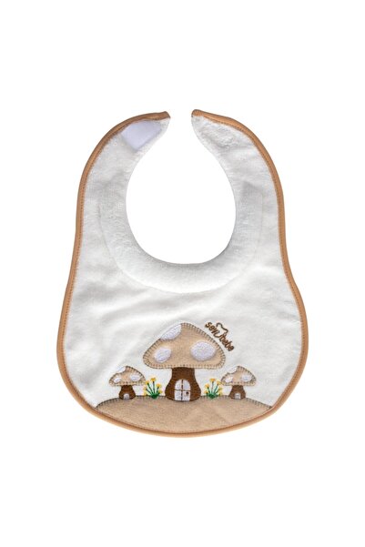 Sevi Bebe مريلة إفراز الفم باللون الأبيض للجنسين