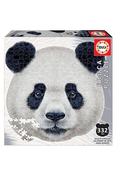 EDUCA Animal Face Shaped Panda Puzzle 353 Pieces