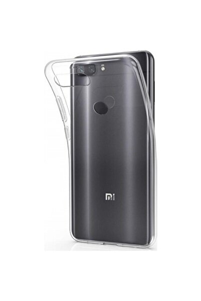 Fibaks Xiaomi Mi 8 Lite Kılıf Şeffaf Süper Silikon