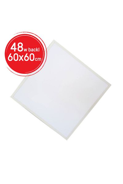 Sunlight لوحة إضاءة خلفية LED غائرة 60 × 60 48 وات مع محول أبيض 10 قطع