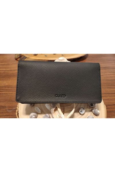 GUARD Leather Unisex Portfolio Wallet with Phone Port