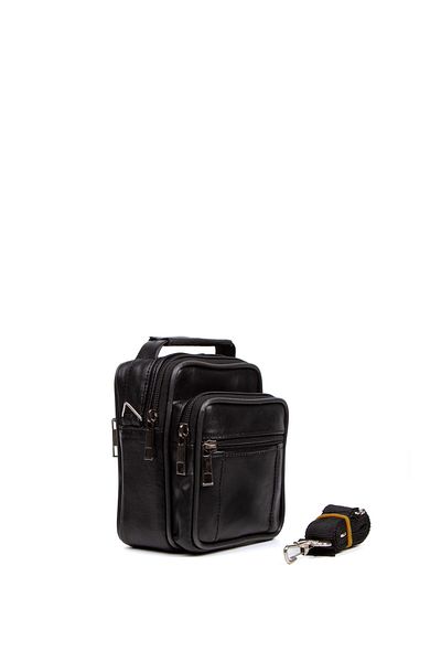 Newish Men's Genuine Leather Strap Hand and Shoulder Bag 15-12 cm