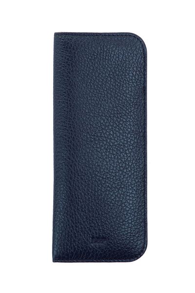 Leather Paper Leather Case - Navy Blue Glasses