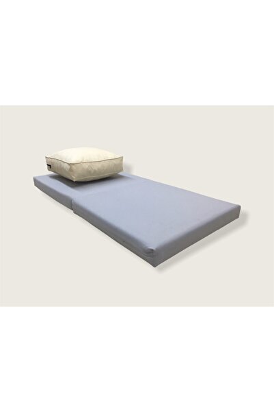 REMEGE Τετράγωνο μαξιλάρι διαλογισμού 40x40 & πτυσσόμενο κρεβάτι διαλογισμού 60x120 cm