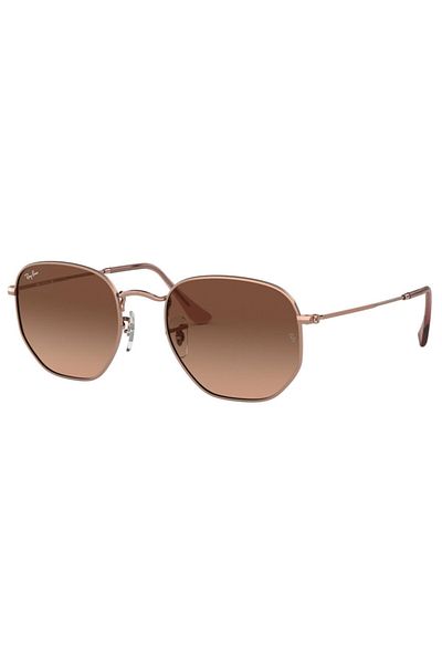 Ray-Ban Rb 3548n 9069a5 51-21 Unisex Sunglasses Hexagonal