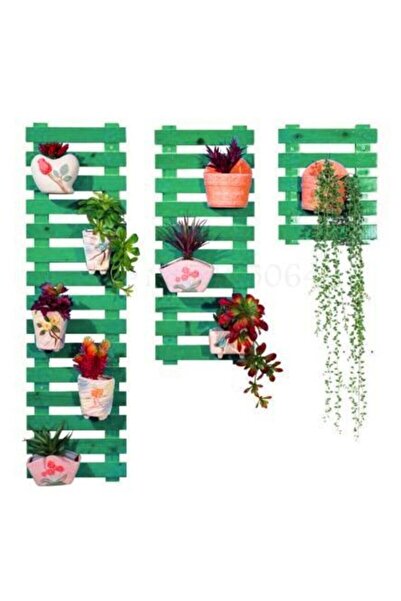 Genel Markalar Çiçeklik Saksılık Balkon Çiçeklik Retro Obje 3 Lü Set