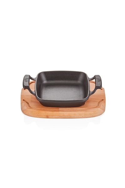 Altınbaşak Cast Iron Square Sahan 14*14cm +Necessary