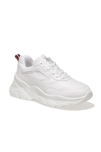 U.S. Polo Assn. جنيفر 1FX حذاء رياضي نسائي أبيض 100910428
