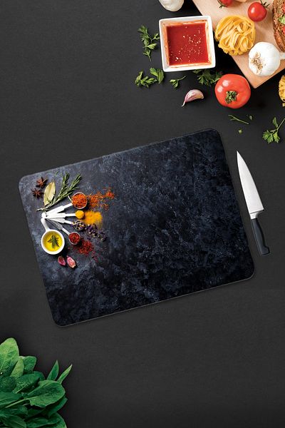 Decorita Seasoning Condiment |   Glass Cutting Board - Glass Cutting Board |   30cm X 40cm