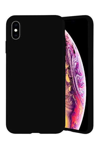 Molly Iphone Xs Max Uyumlu Siyah Liquid Pastel Kılıf