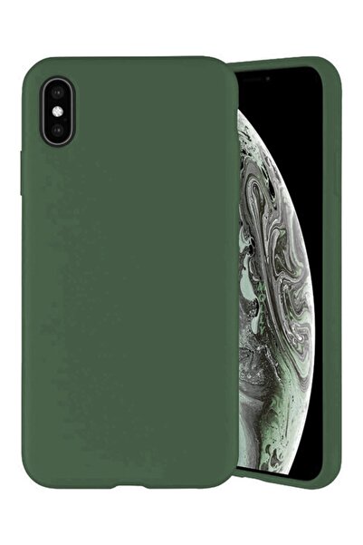 Molly Iphone Xs Max Uyumlu Uzay Yeşili Liquid Pastel Kılıf